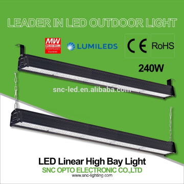 Luminaria industrial, 4 pies, 240w LED Linear Highbay Light